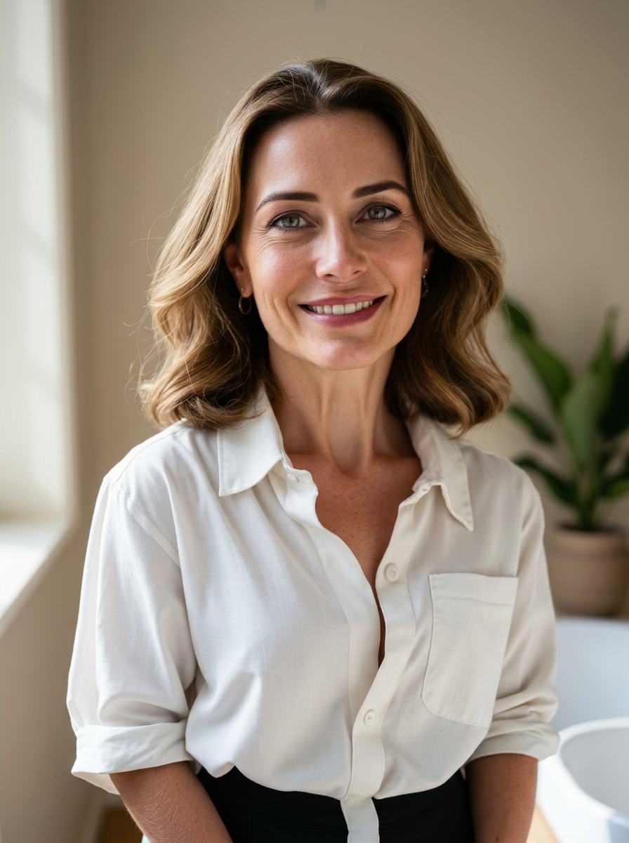 Portrait of Elena Hart, founder of Sleepgram