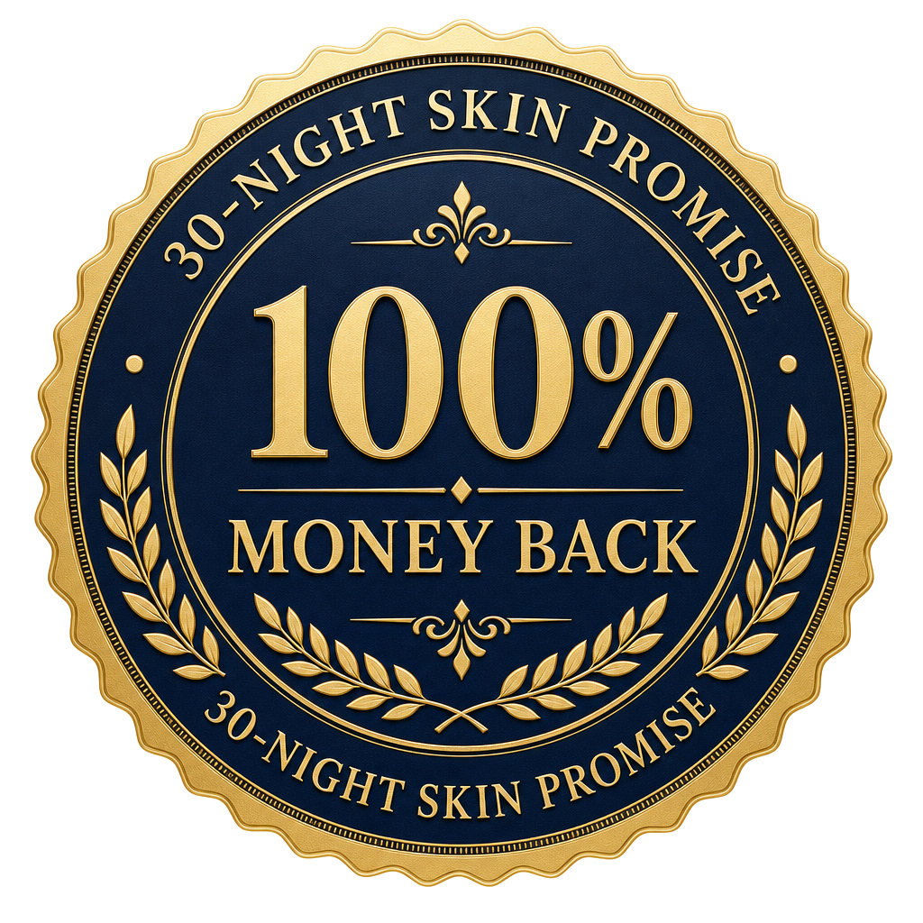 100% money-back 30-night skin promise